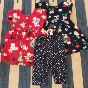 ✨SALE✨ 3 Piece Hanna Andersson Summer Dress/Capris